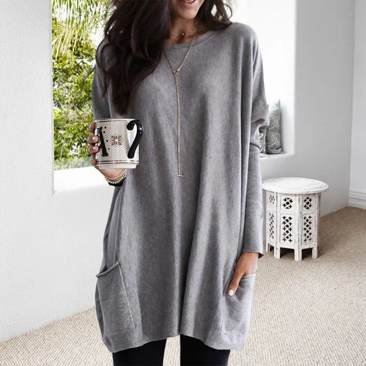 Maree Oversized round neck jumper for women