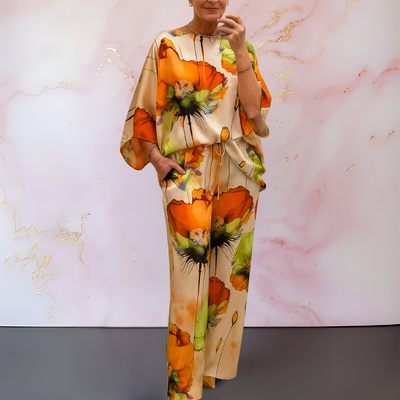 Monique | Satin Two-Piece Women's Set