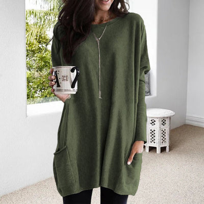 Maree Oversized round neck jumper for women