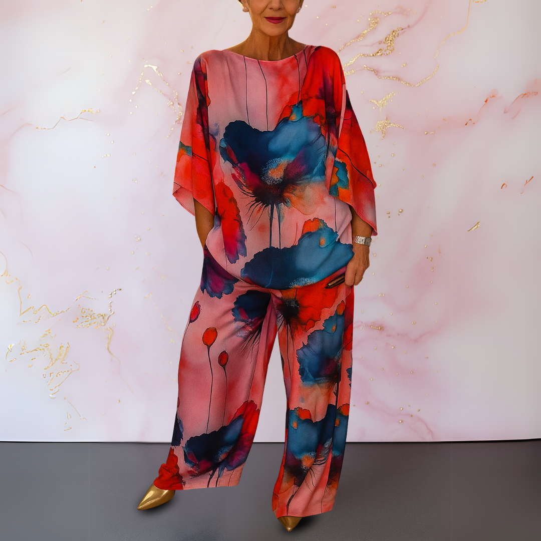 Monique | Satin Two-Piece Women's Set