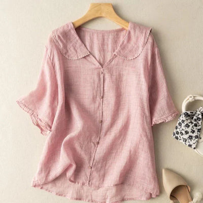 Pearl Bay | Aviana - Linen Blouse