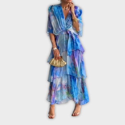 Jade™ – Elegant Bohemian Maxi Dress