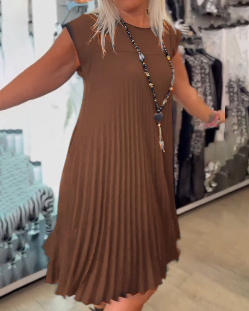 Eline | Casual Dress with Round Neckline