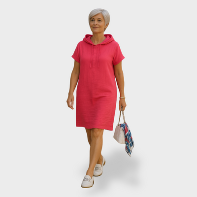 Ava | Casual Cotton Hoodie Dress