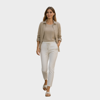 Isla | Casual Solid Pencil Pants