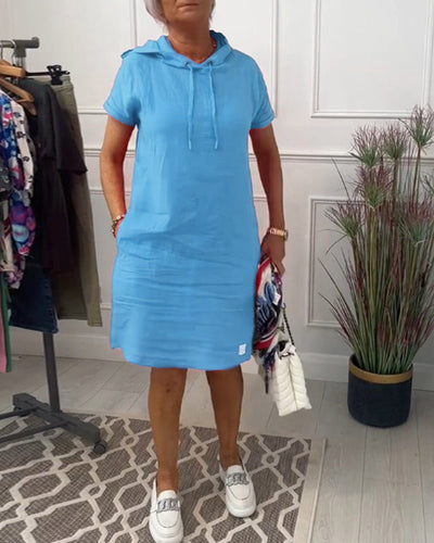 Ava | Casual Cotton Hoodie Dress