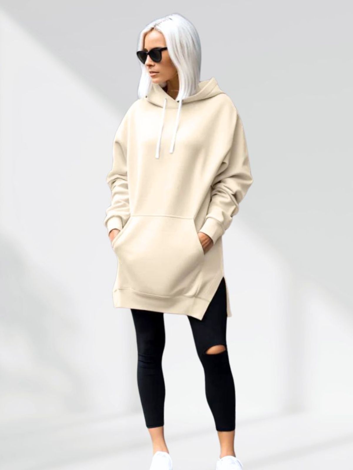 Stella | Oversized Hoodie Dress