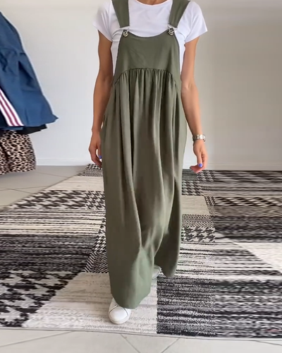Alice | Solid Color Casual Strap Dress