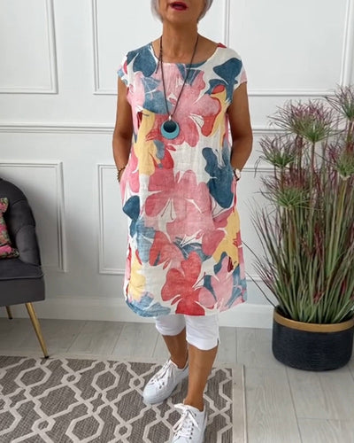 Bindi | Casual Dress with Colorful Floral Print