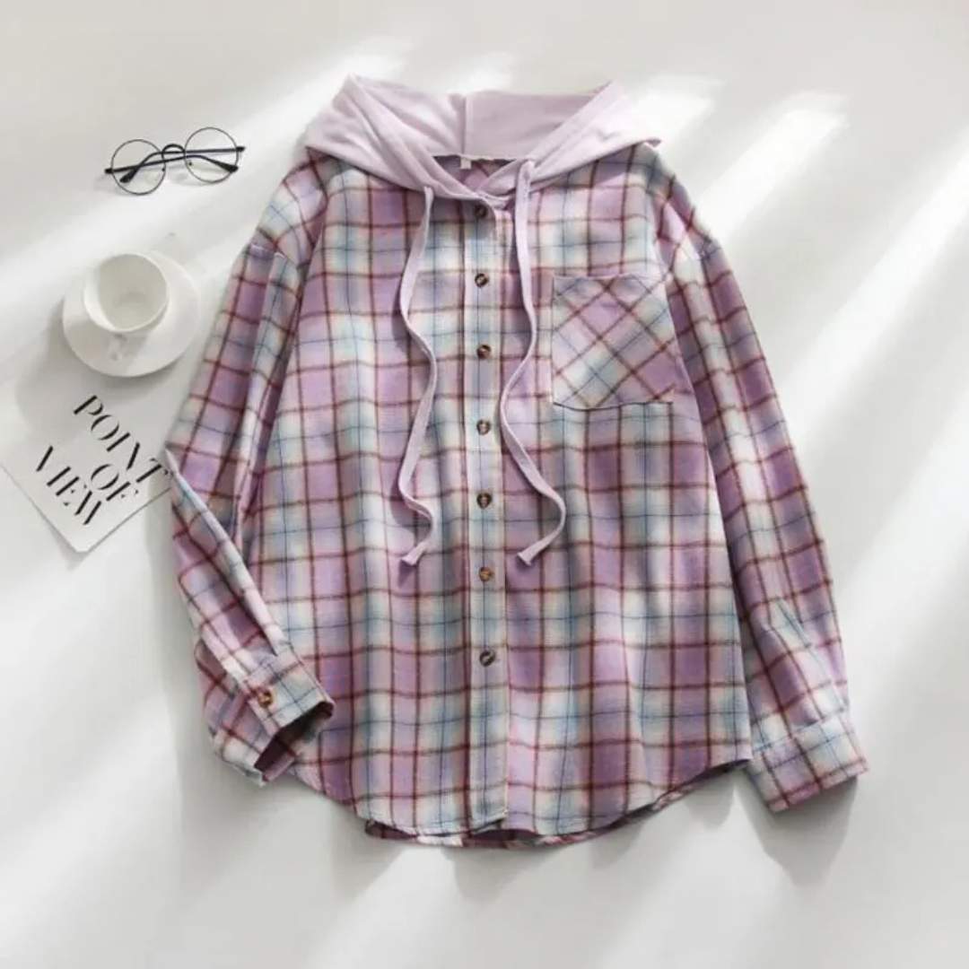 Ceryst Checked Women's Cardigan