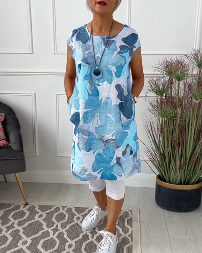 Bindi | Casual Dress with Colorful Floral Print
