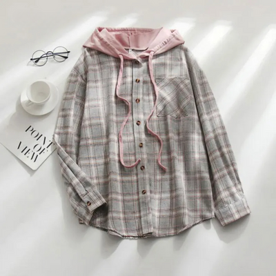 Ceryst Checked Women's Cardigan