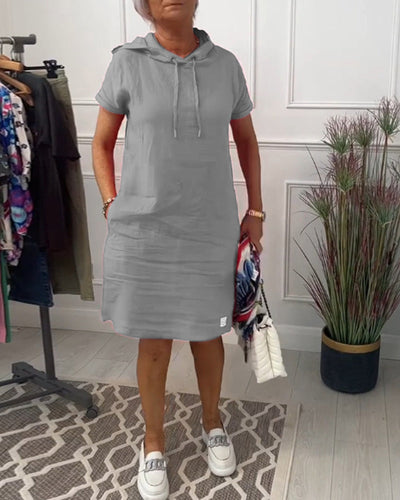 Ava | Casual Cotton Hoodie Dress