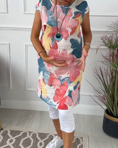 Bindi | Casual Dress with Colorful Floral Print