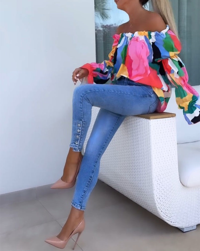 Willow | Colorful printed casual top