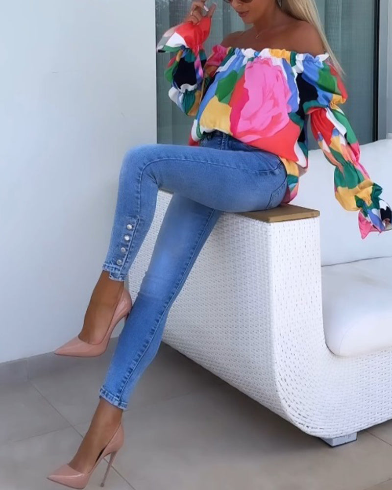 Willow | Colorful printed casual top