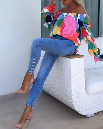 Willow | Colorful printed casual top