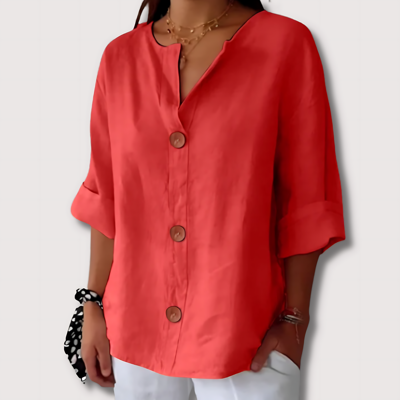 Martina™ - Linen Blouse