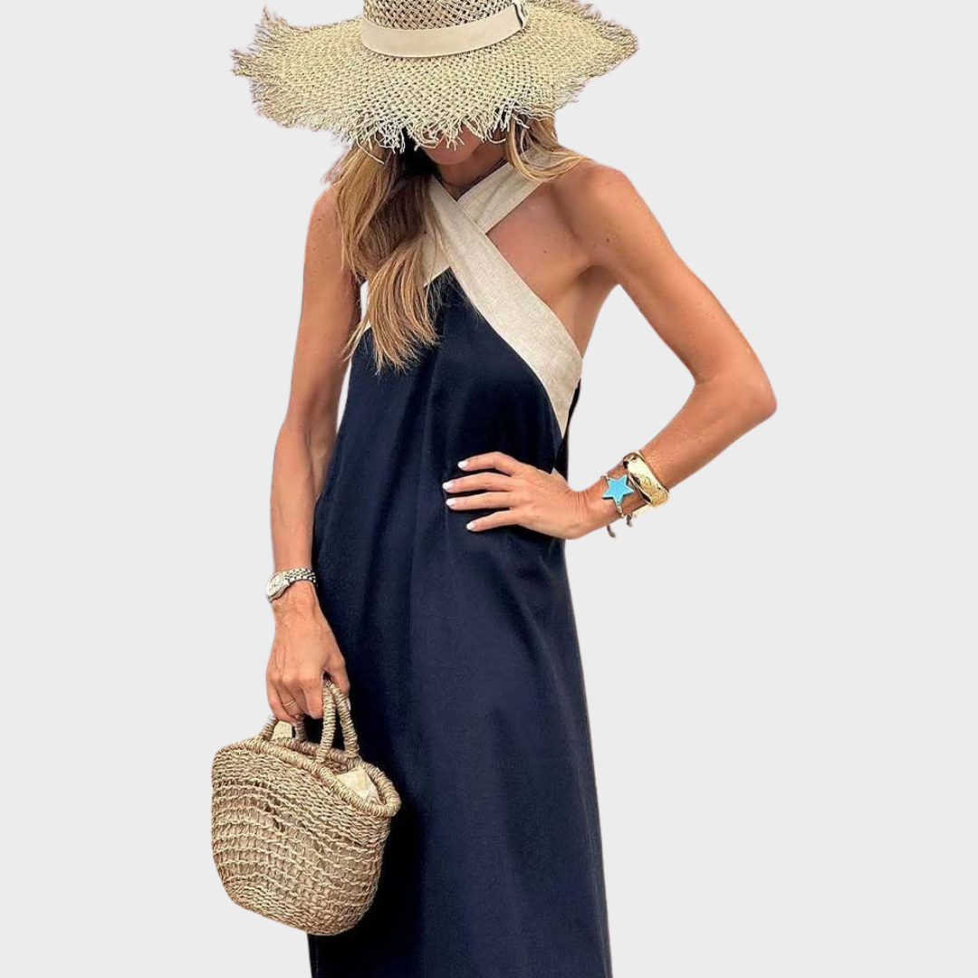 Elva | Cross-Back Elegant Dress