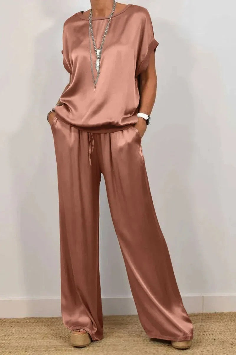 Arden | Loose Shirt & Wide-Leg Trousers Set