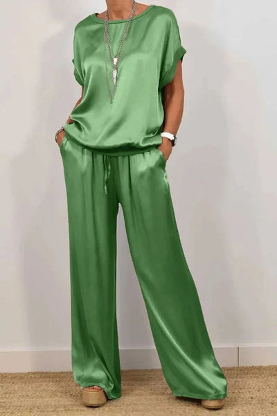 Arden | Loose Shirt & Wide-Leg Trousers Set