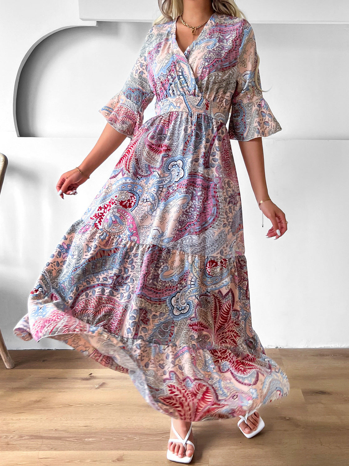 Beatrice | Tropical Breeze Maxi Dress