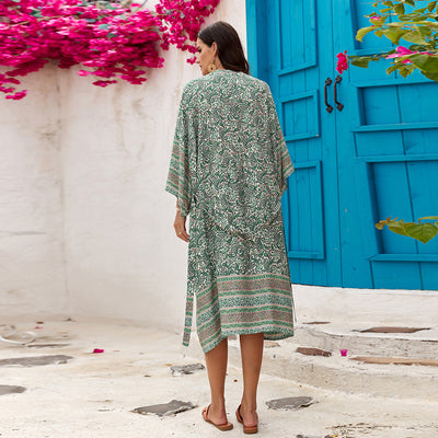 Elegant Boho Wrap Dress – Effortless Sophistication