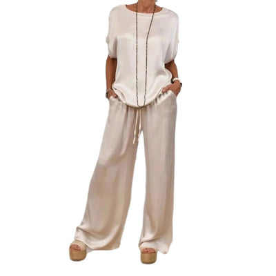 Arden | Loose Shirt & Wide-Leg Trousers Set