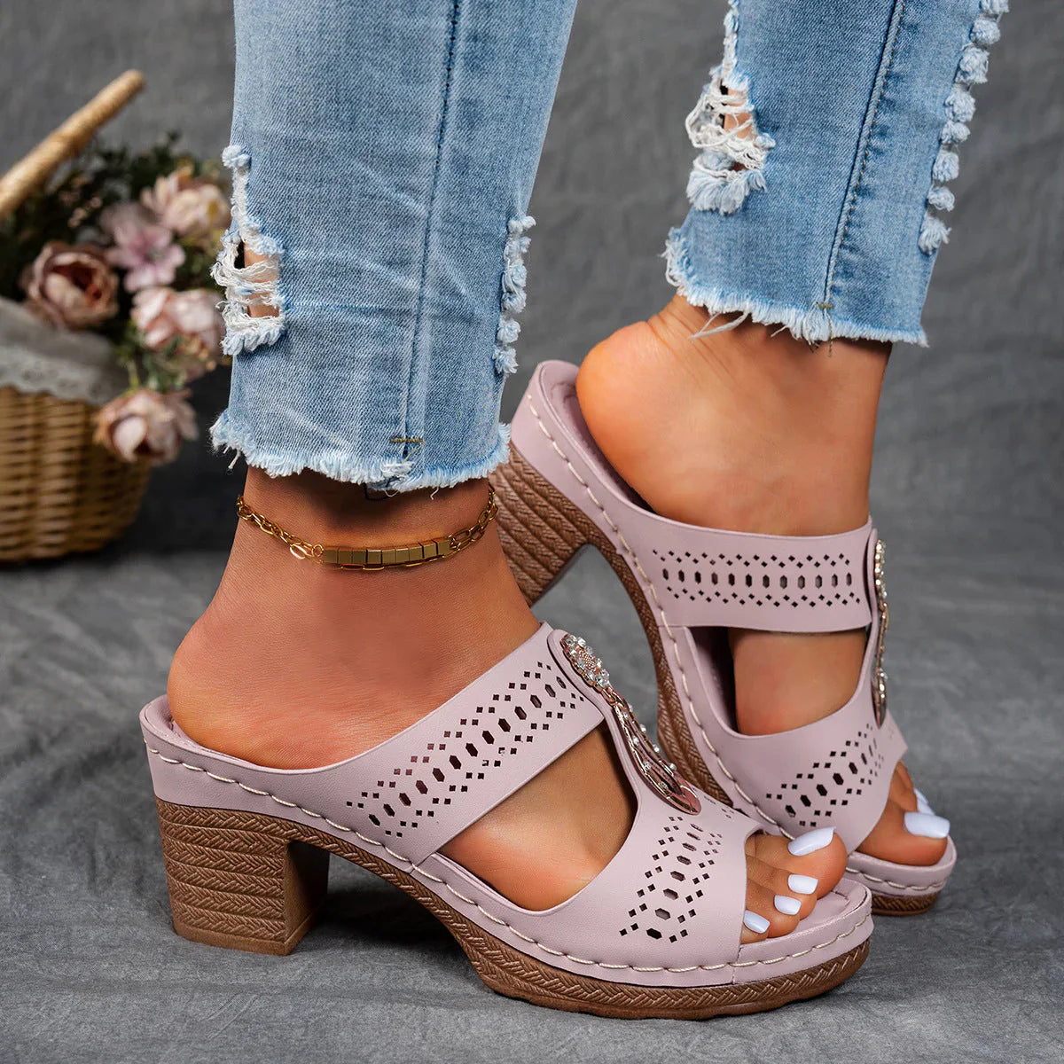 Zariah™ Orthopedic Heel Sandals