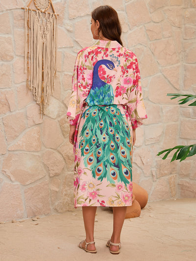 Bohemian Chic – Printed Wrap Dress