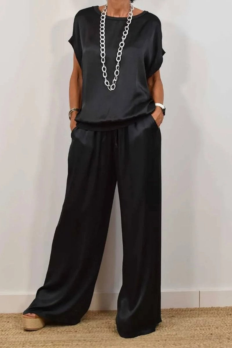 Arden | Loose Shirt & Wide-Leg Trousers Set