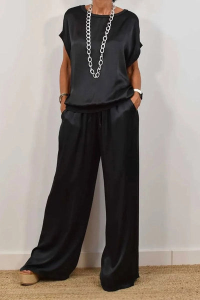 Arden | Loose Shirt & Wide-Leg Trousers Set