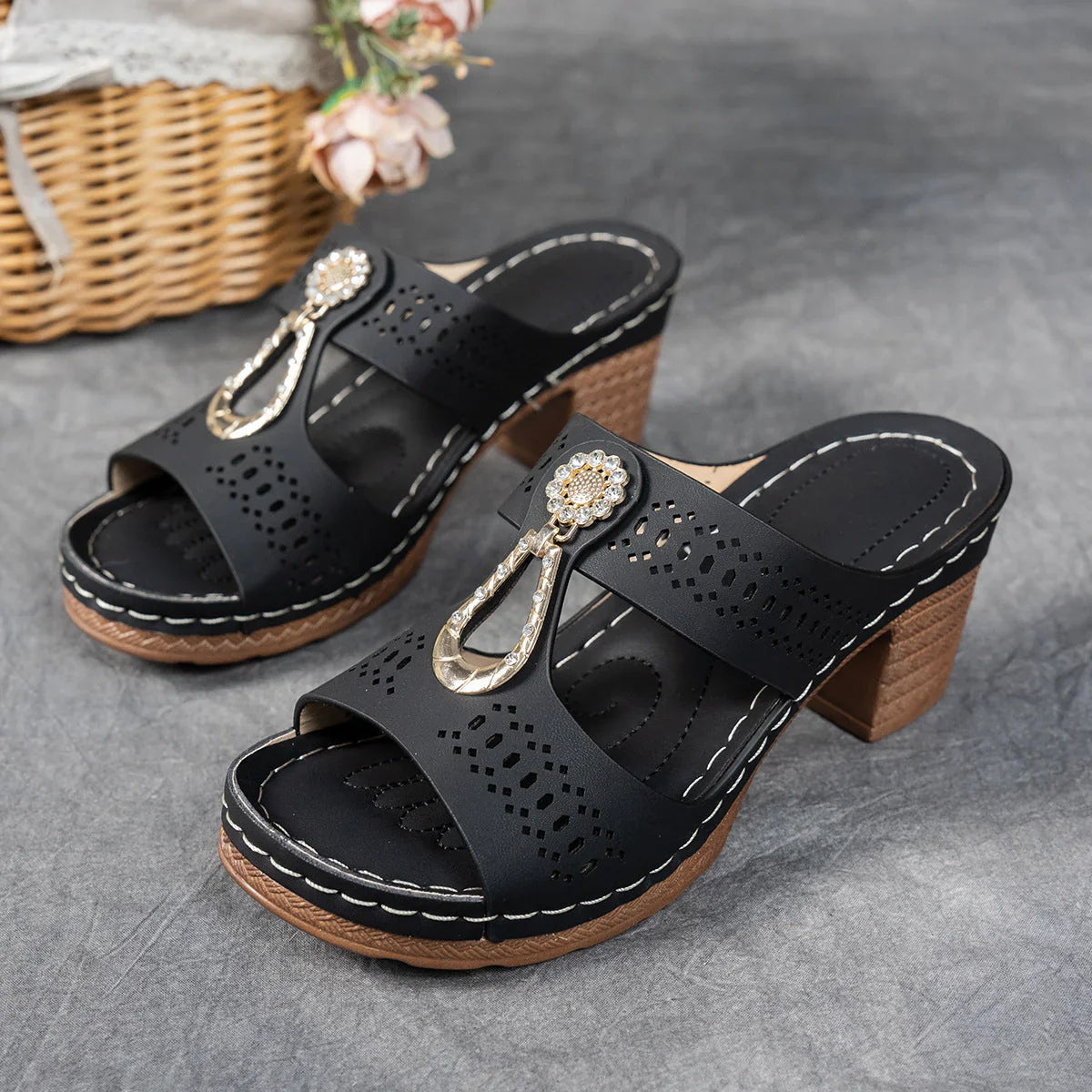 Zariah™ Orthopedic Heel Sandals