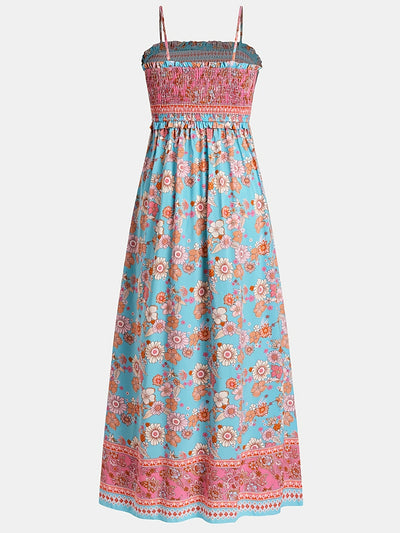 Anna | Floral Smocked Maxi Dress