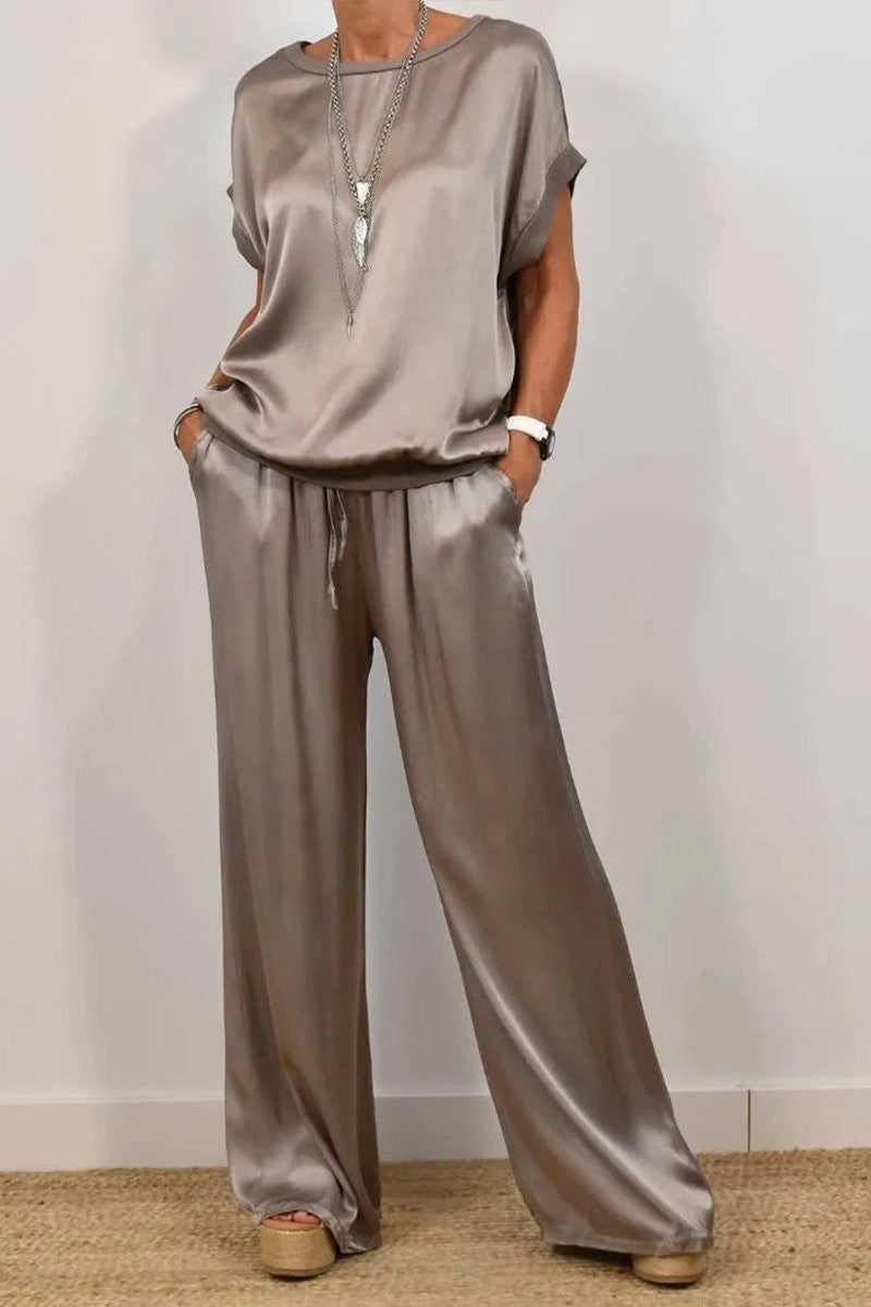 Arden | Loose Shirt & Wide-Leg Trousers Set