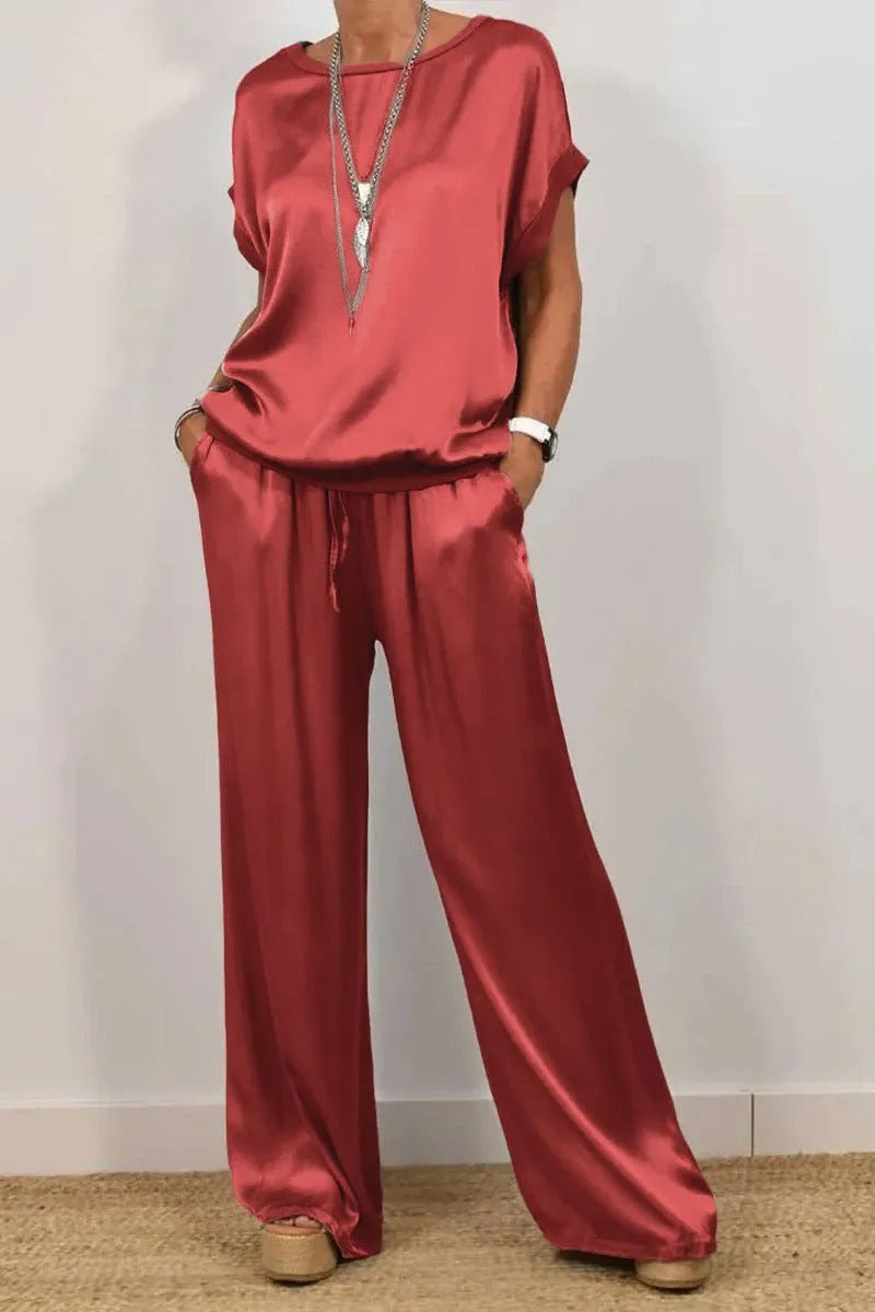 Arden | Loose Shirt & Wide-Leg Trousers Set