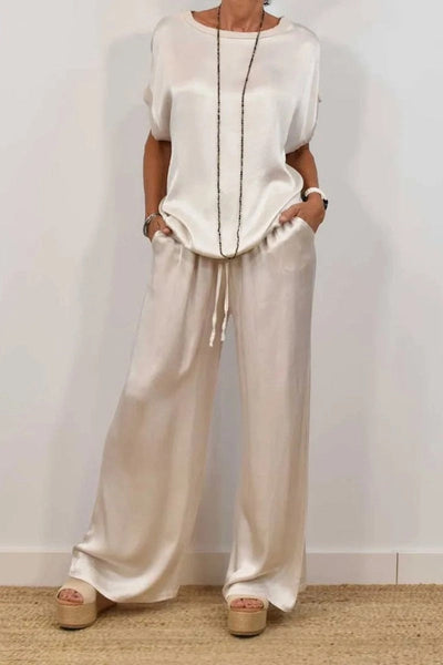 Arden | Loose Shirt & Wide-Leg Trousers Set