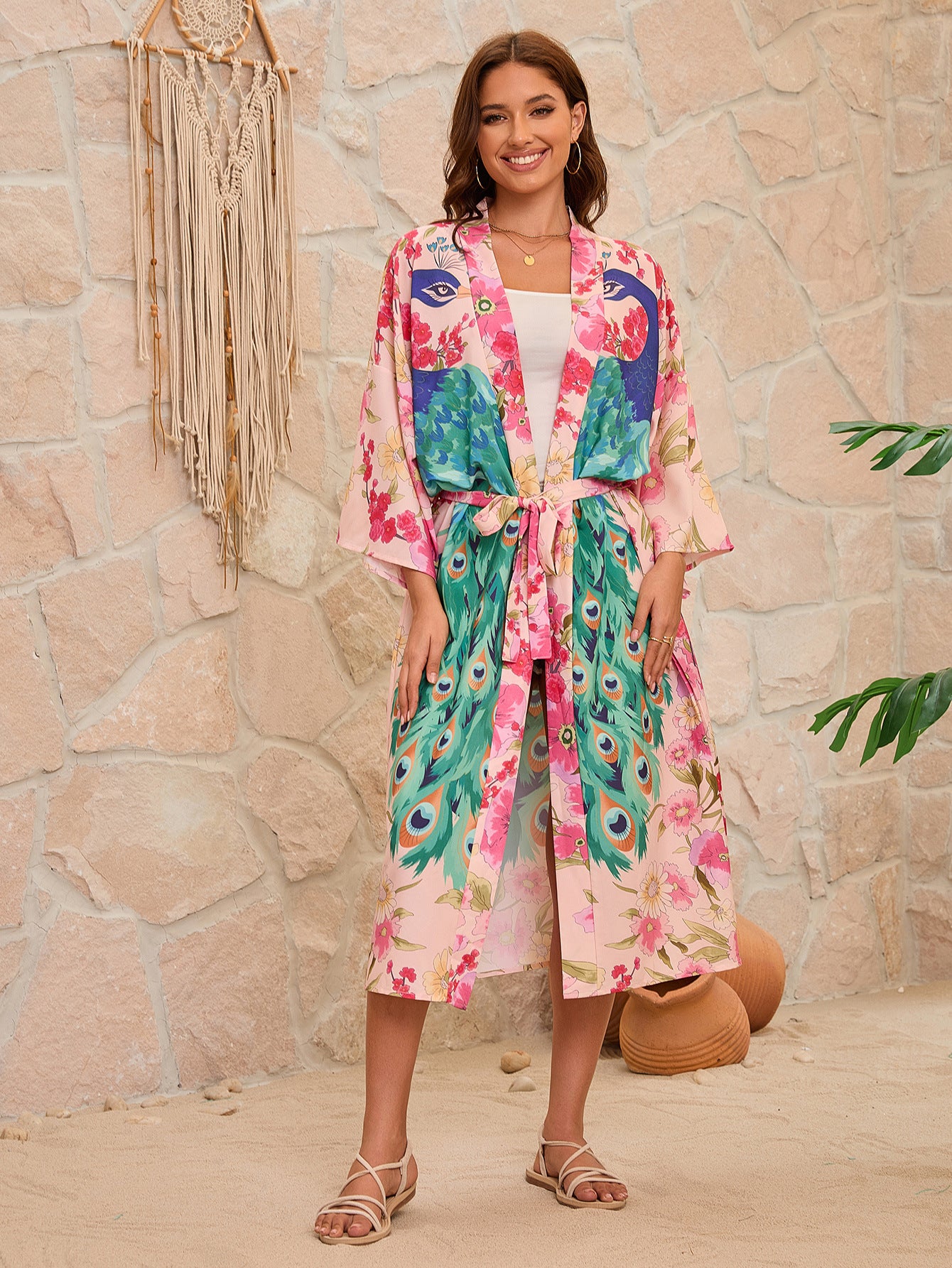 Bohemian Chic – Printed Wrap Dress