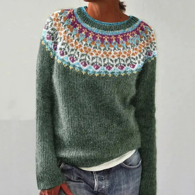 AMELIE RETRO KNITTED JUMPER