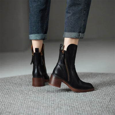 Margaret™ Elegant Leather Boots