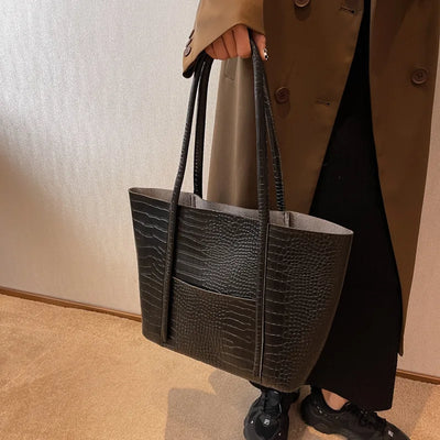 Betina™ - Crocodile Leather Shoulder Bag