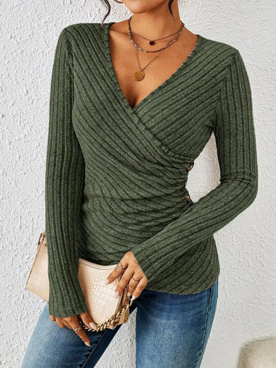 AURORA Tummy Tucking Long Sleeve Top