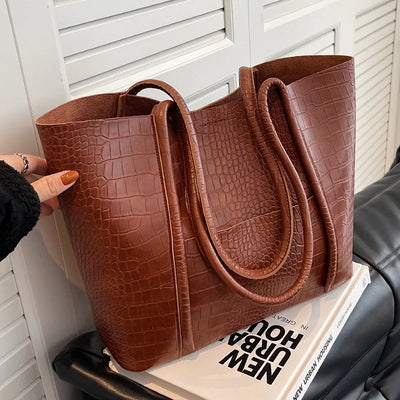 Betina™ - Crocodile Leather Shoulder Bag