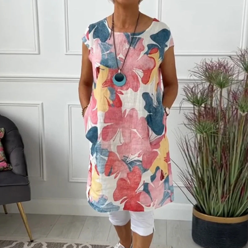 Bindi | Casual Dress with Colorful Floral Print