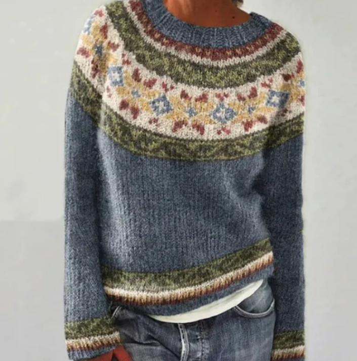 AMELIE RETRO KNITTED JUMPER