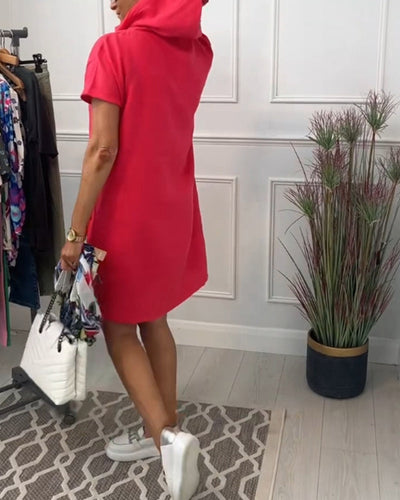 Ava | Casual Cotton Hoodie Dress