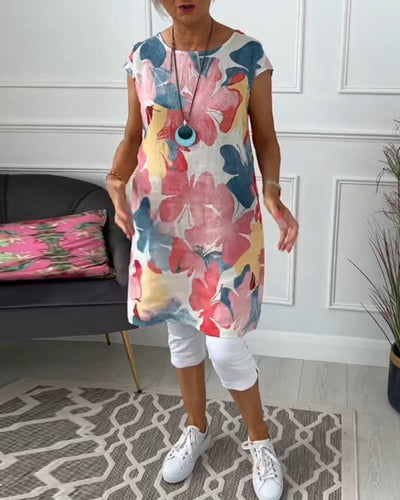 Bindi | Casual Dress with Colorful Floral Print