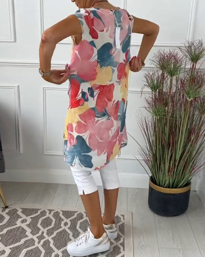 Bindi | Casual Dress with Colorful Floral Print