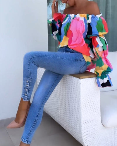 Willow | Colorful printed casual top