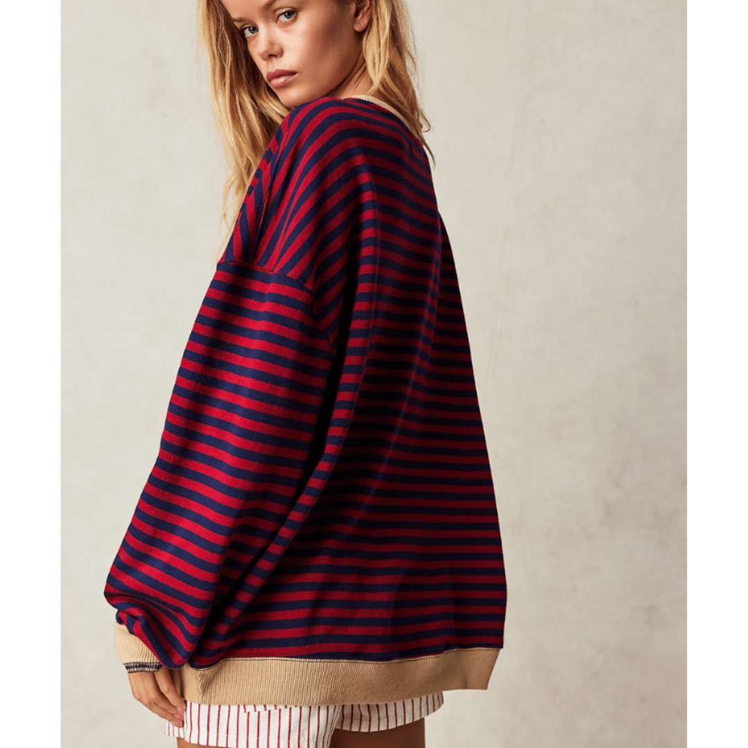 Emery | Relaxed Striped Women’s Sweatshirt
